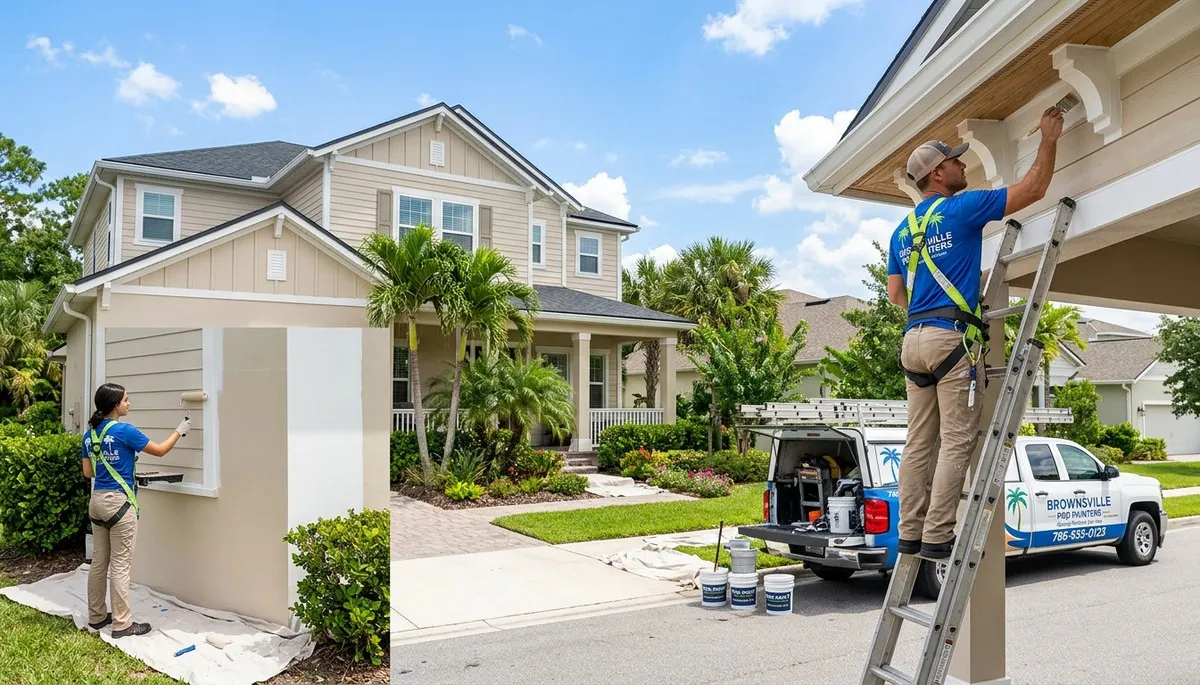 Professional house painters in Miami FL providing expert exterior and interior painting services