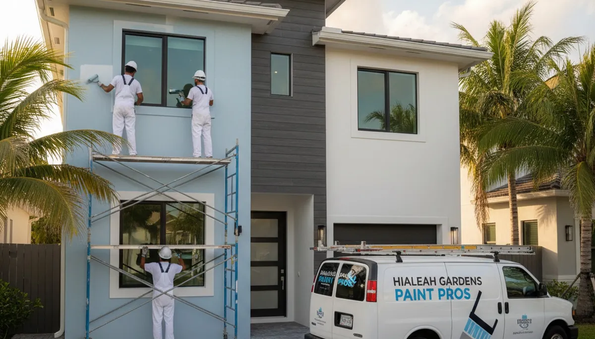 Professional house painting service in Miami, FL for interior and exterior homes