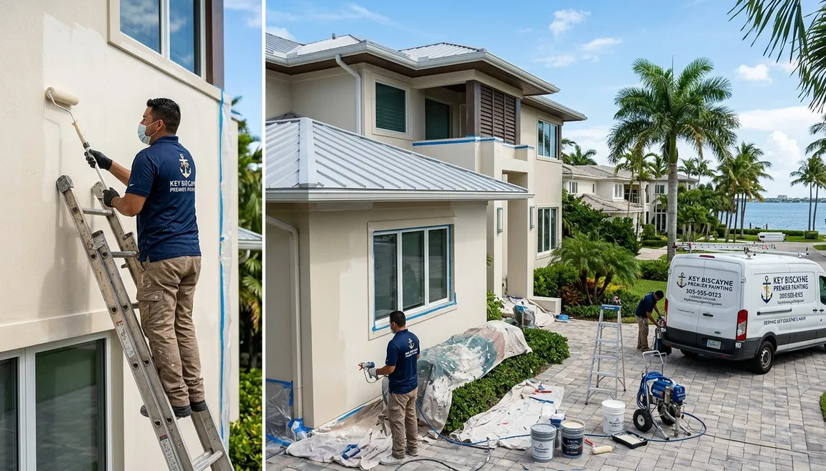 Professional house painters in Miami FL providing exterior and interior residential painting services