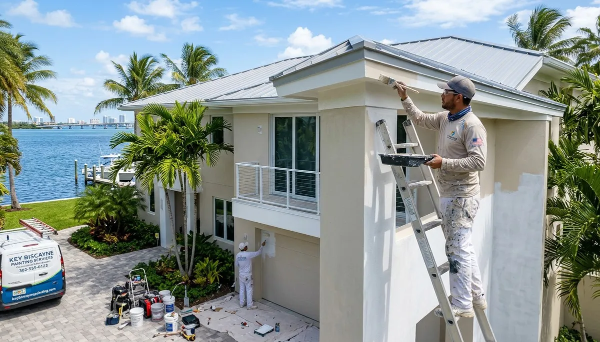 Professional house painters providing exterior home painting services in Miami FL