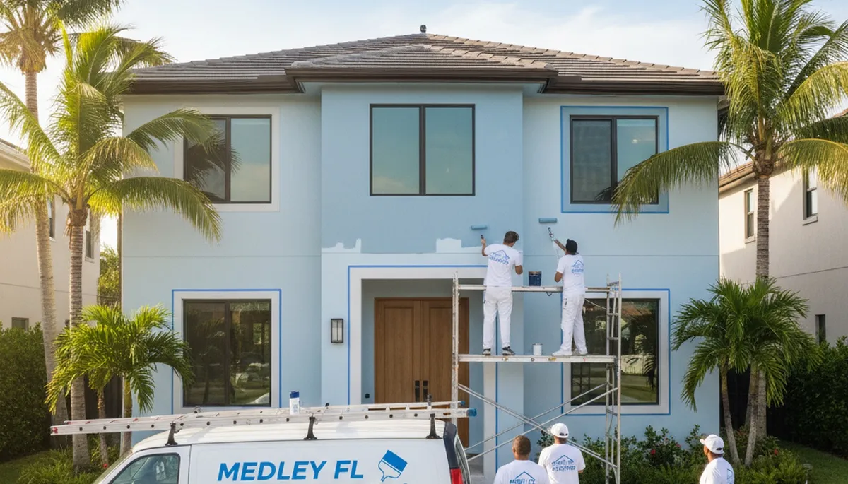 Miami FL house painting service for residential exterior and interior painting by local professional painters