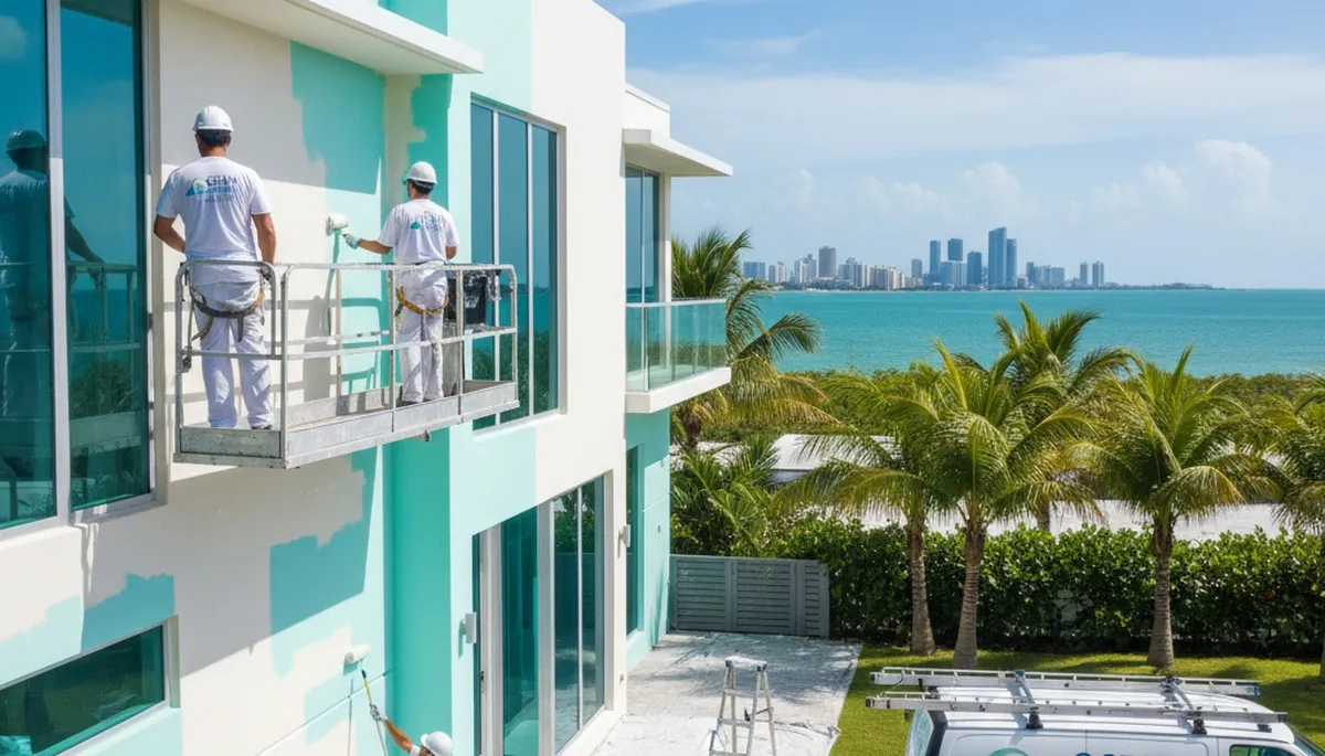 Professional house painting service in Miami FL by expert residential painters