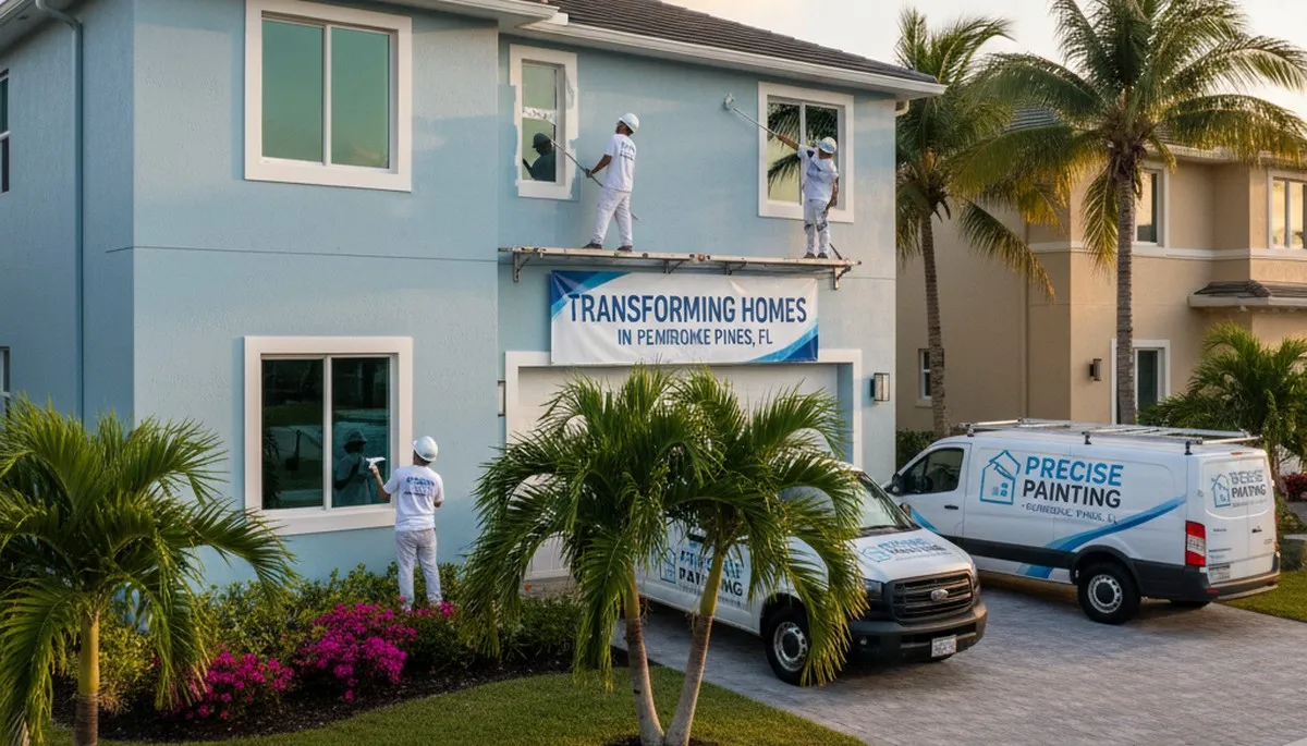 Miami FL house painting team providing professional exterior painting services for local homes
