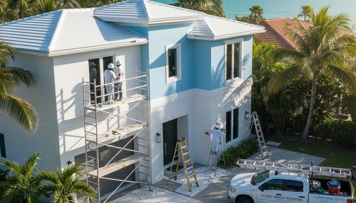 Professional house painting services in Miami, FL by Painters Miami FL