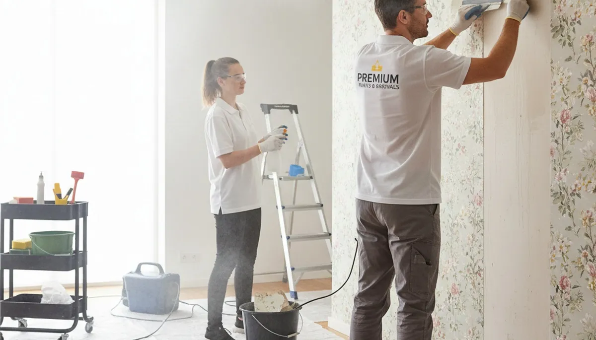 Professional wallpaper removal and wall prep by expert painters in Miami, FL
